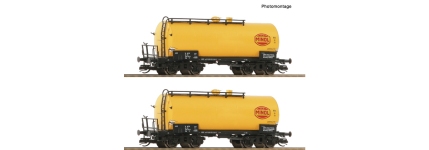 Roco 6680019 - TT - 2-tlg. Set: Kesselwagen Minol, DR, Ep. IV